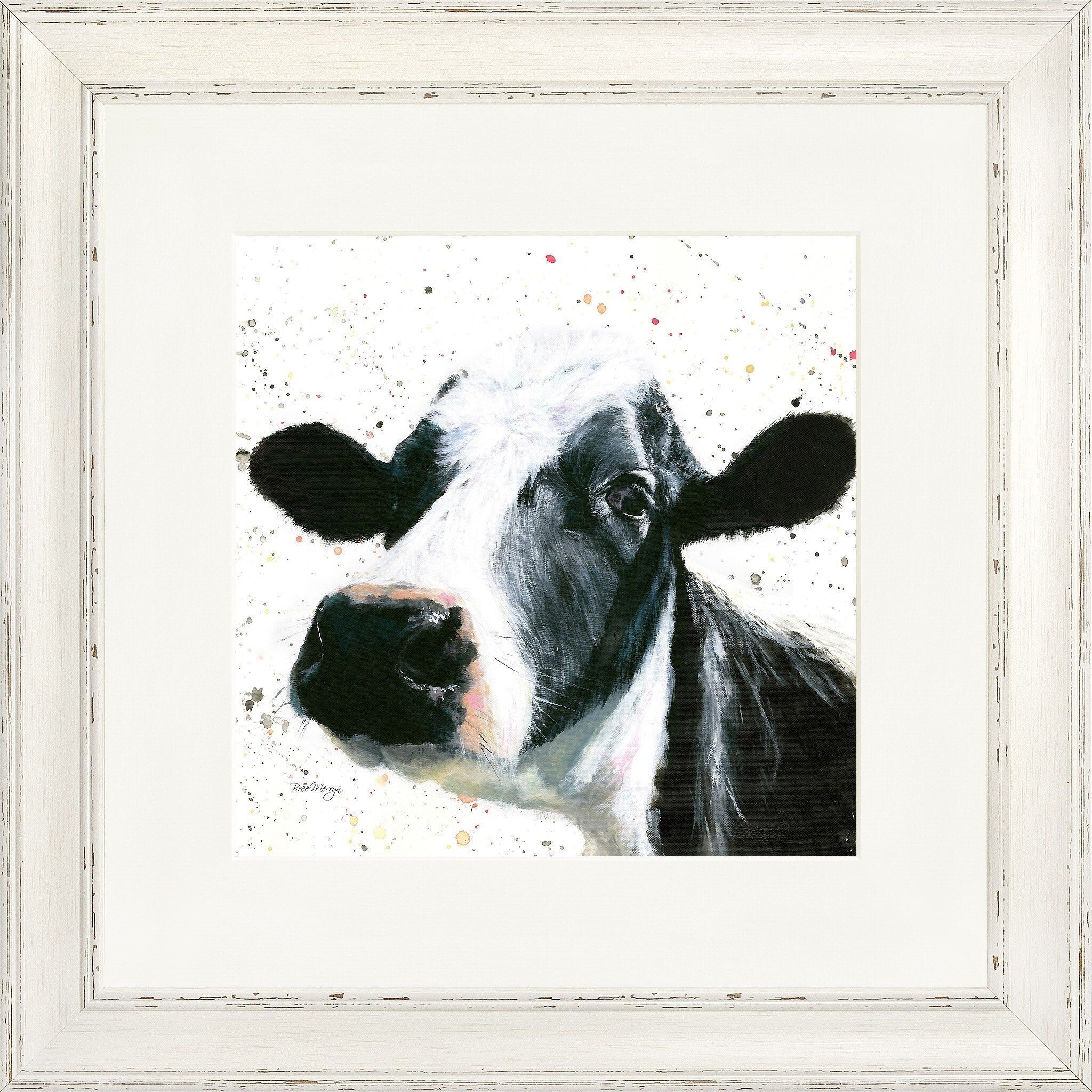 Lámina enmarcada Elsie con Splats Square