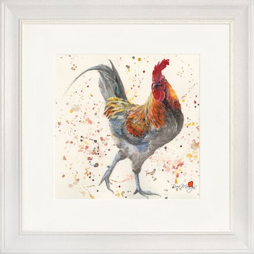 Carl Square Framed Print