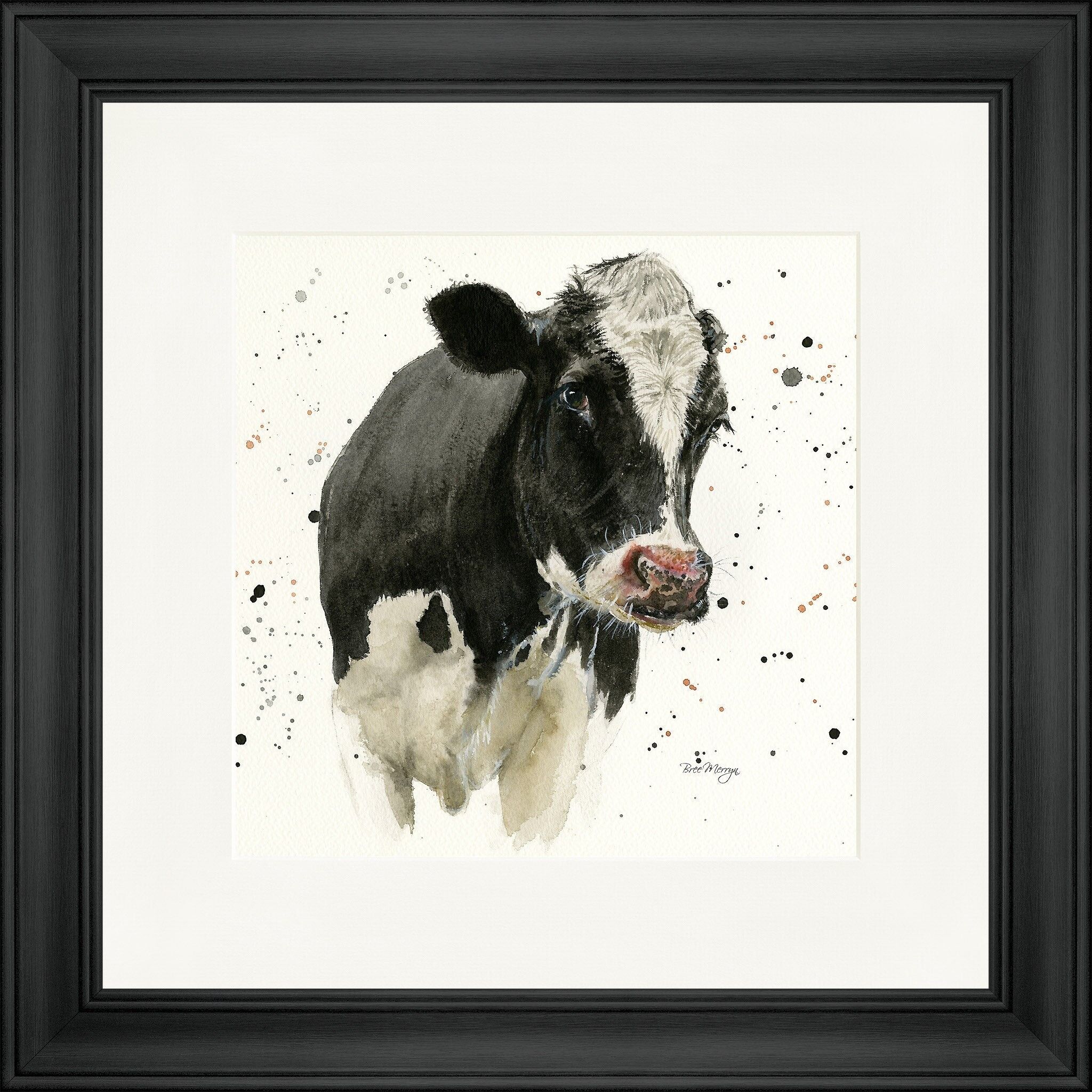 Stampa incorniciata quadrata Blanche