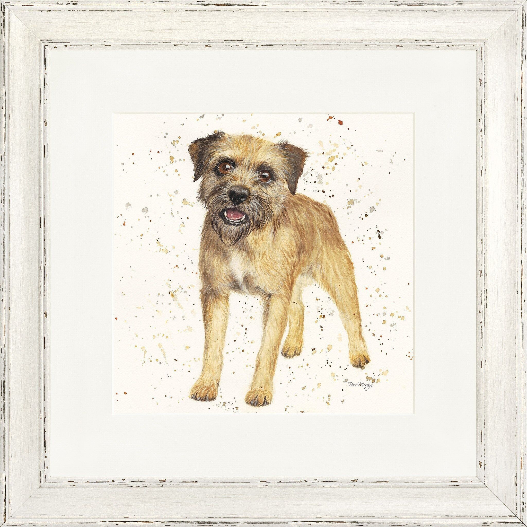 Biscuit Square Framed Print