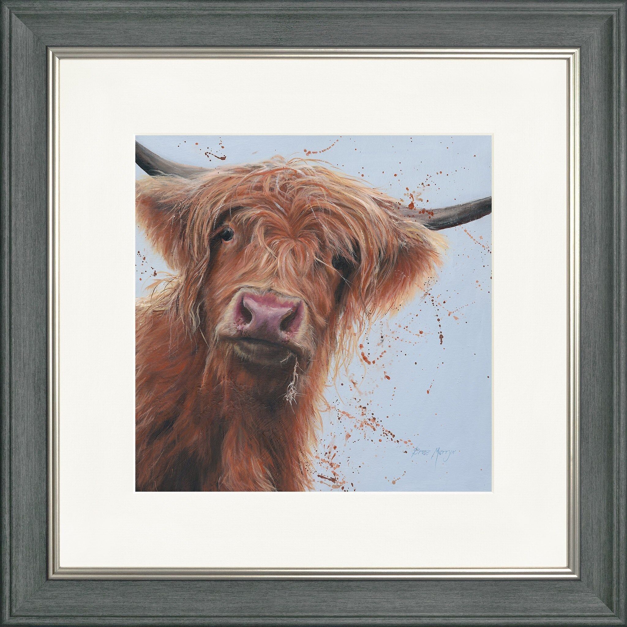 Stampa incorniciata Betsy Blue Square