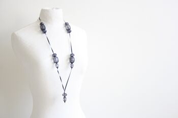 Collier Moyen - bleu I 1