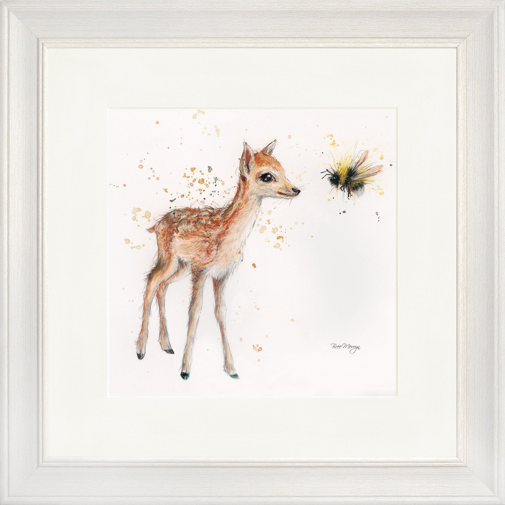 Bamba and Bumble Square Framed Print