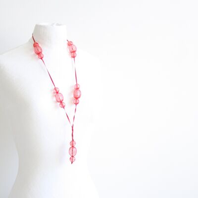 Collier Moyen - rouge I