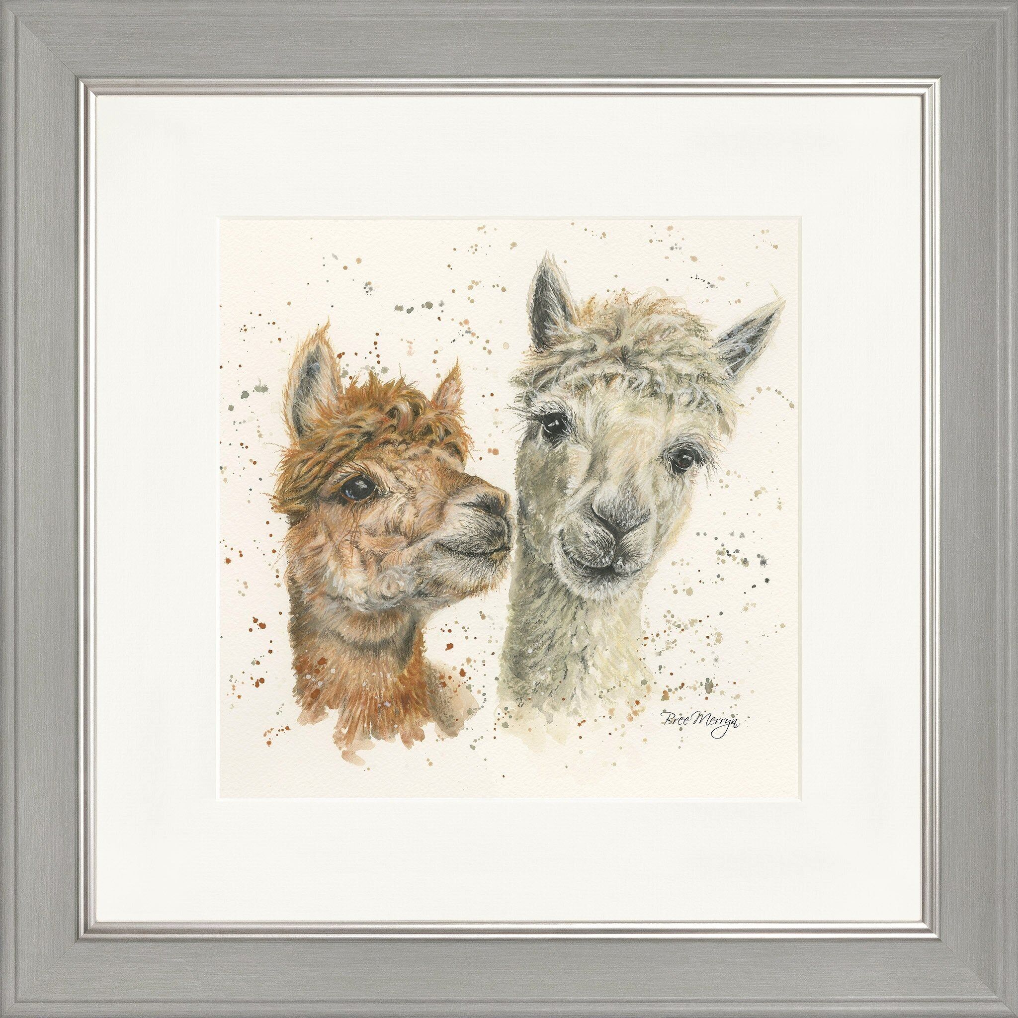 Vanilla and Fudge Square Framed Print