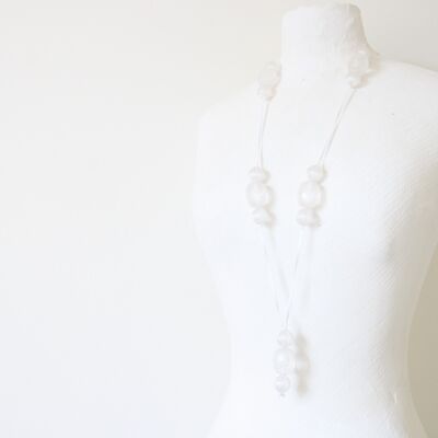 Necklace Medium - white II