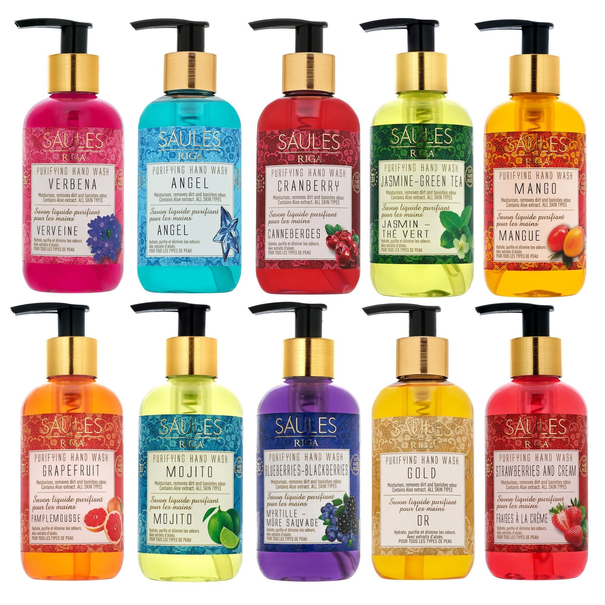 DETERGENTE PER LE MANI 200ml - 12 varianti