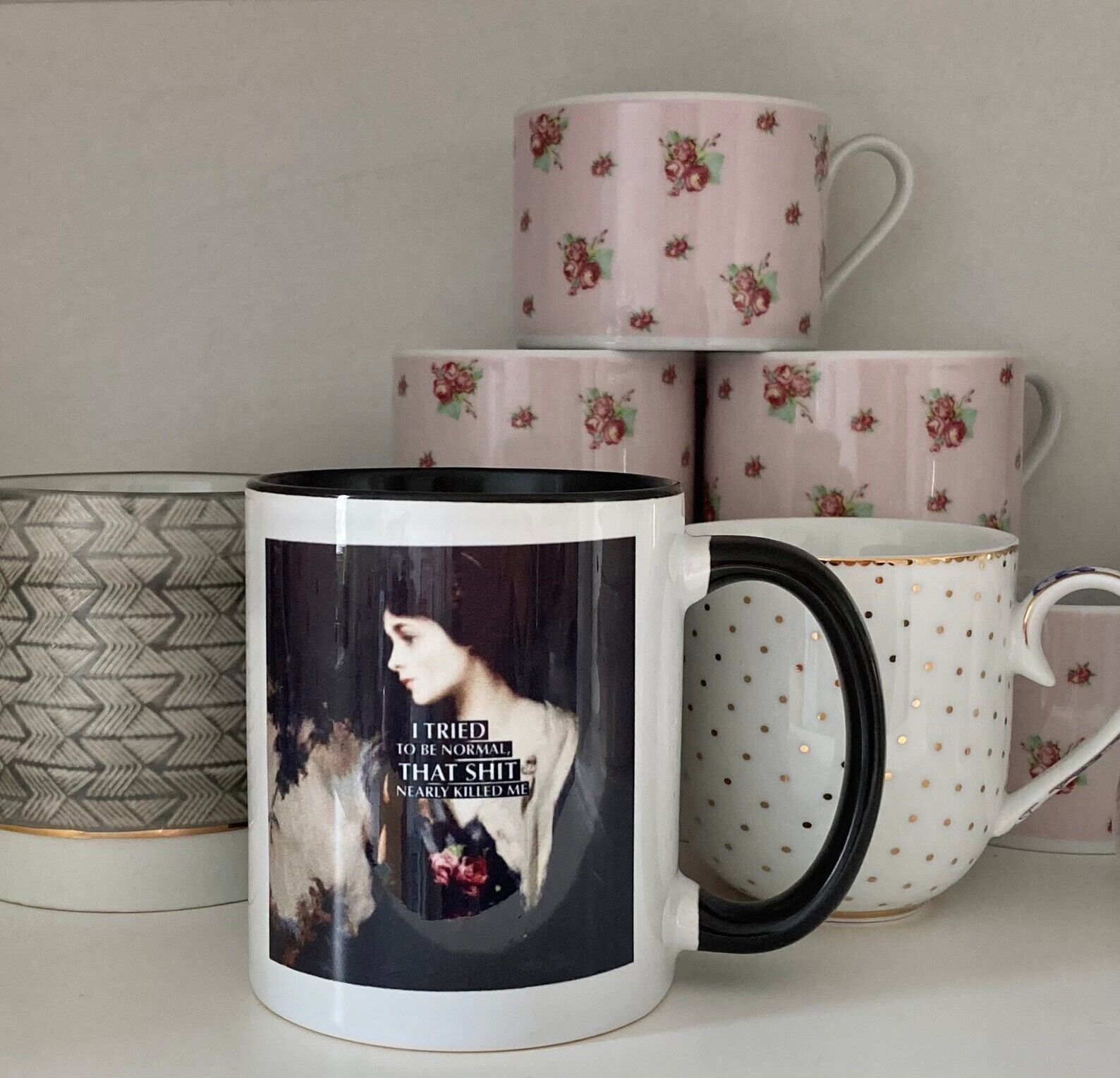 Mug Statement, "I Tried To Be Normal", 260 ml