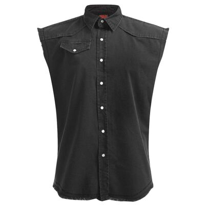 METAL STREETWEAR - Smanicato Stone Washed Worker Nero