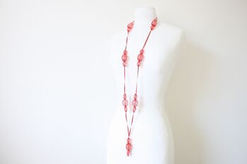 Collier Long - rouge 1