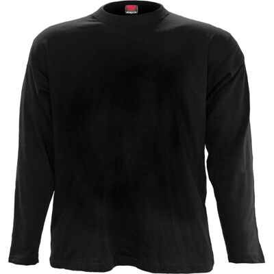 URBAN FASHION - T-Shirt Manches Longues Noir