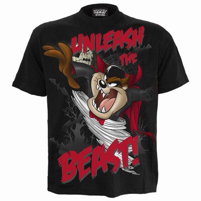 TAZ - UNLEASH THE BEAST - Camiseta con estampado frontal negra