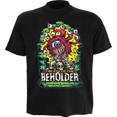 DUNGEONS AND DRAGONS - BEholder COLOR POP - T-shirt con stampa frontale nera