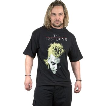 THE LOST BOYS - DAVID AND LOGO - T-shirt imprimé sur le devant Noir 2