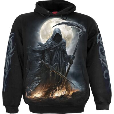 SHADOW RIDER - Felpa con cappuccio nera