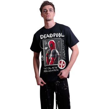 DEADPOOL - WOLVERINE SKETCHES - T-Shirt Noir 3