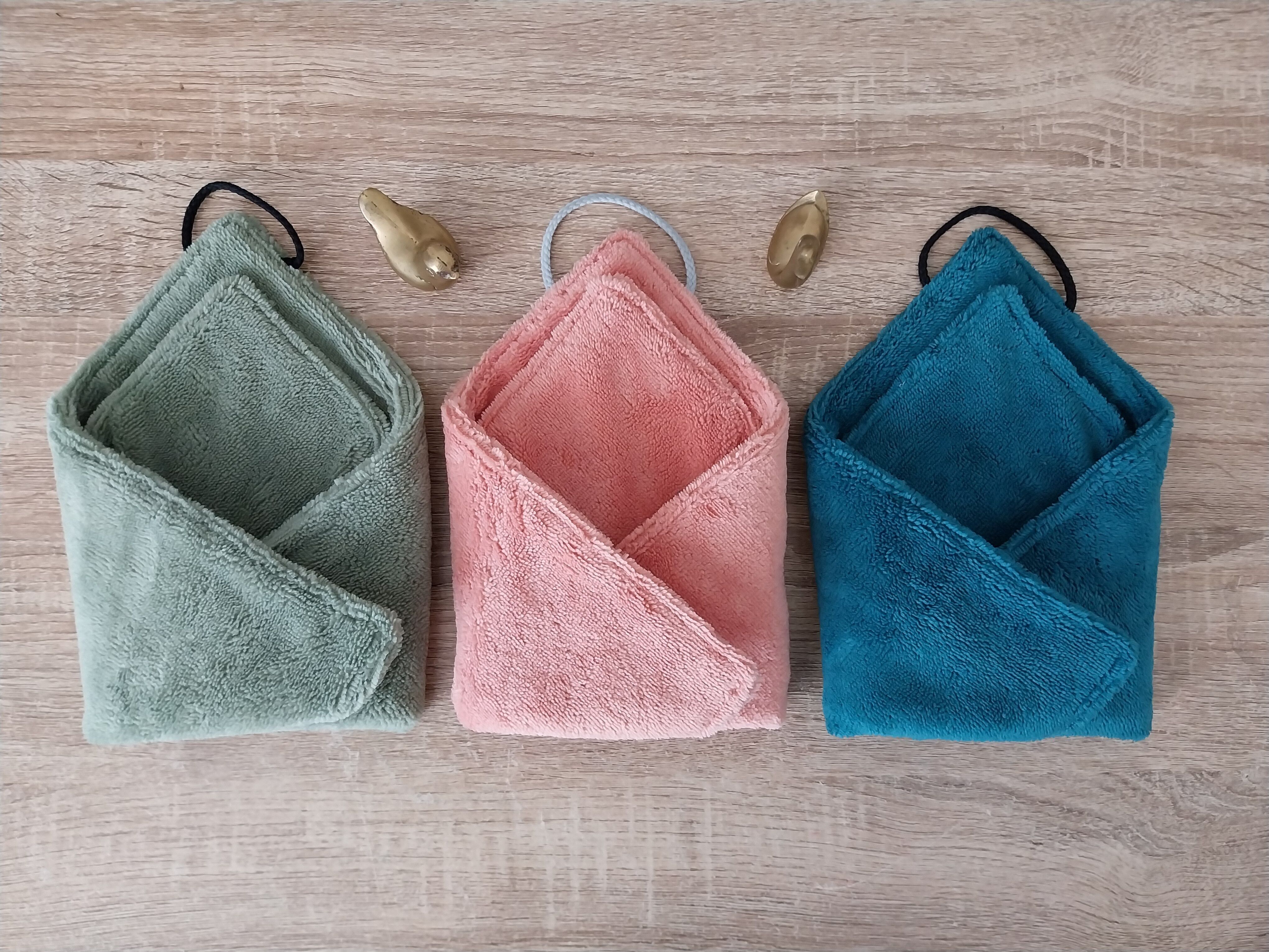 Asciugamano viso o asciugamano in spugna di bambù, 30*30 cm