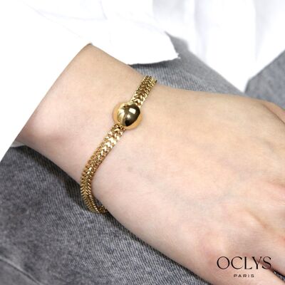 Filly Half Ball Stainless Steel Bracelet