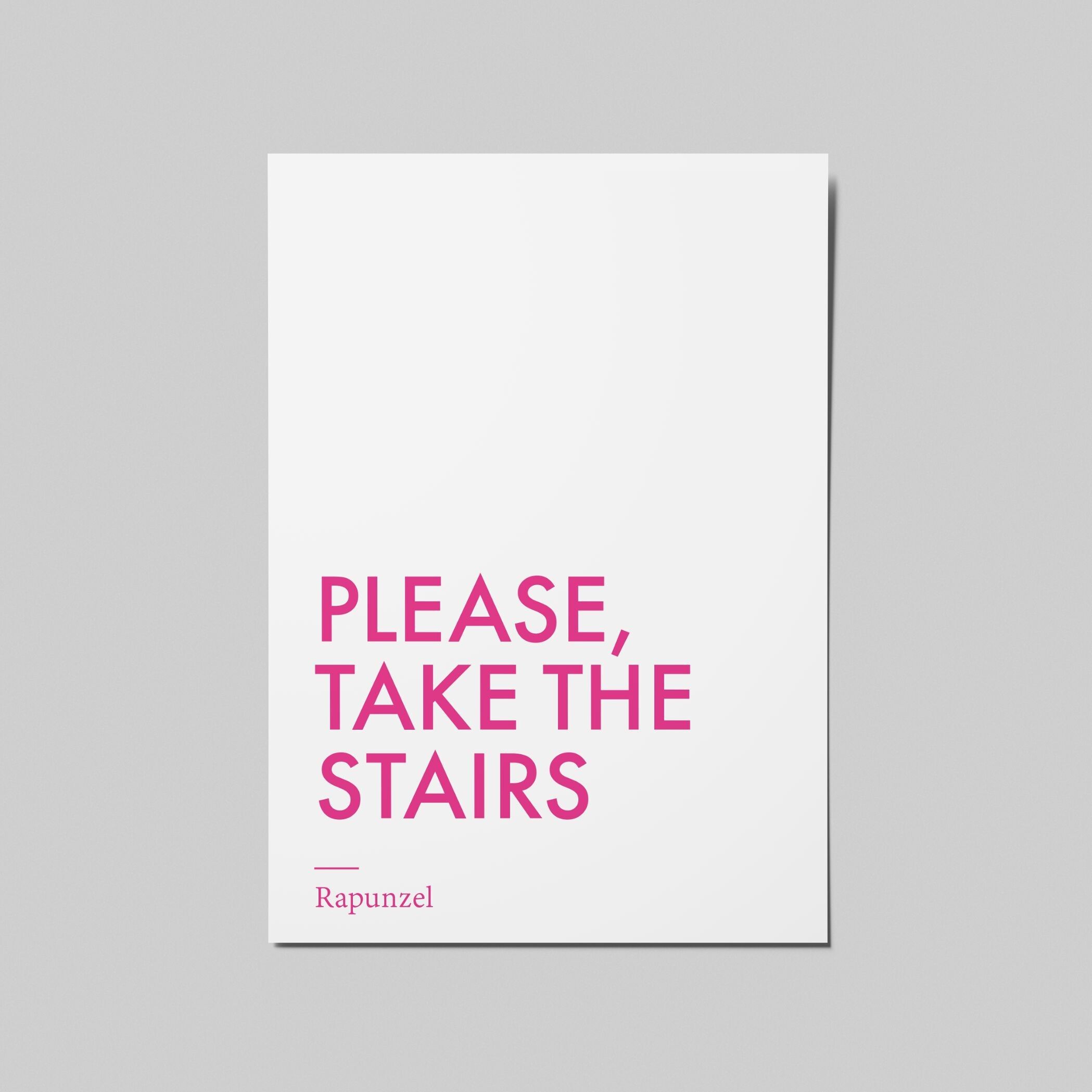 Postcard A6 Rapunzel