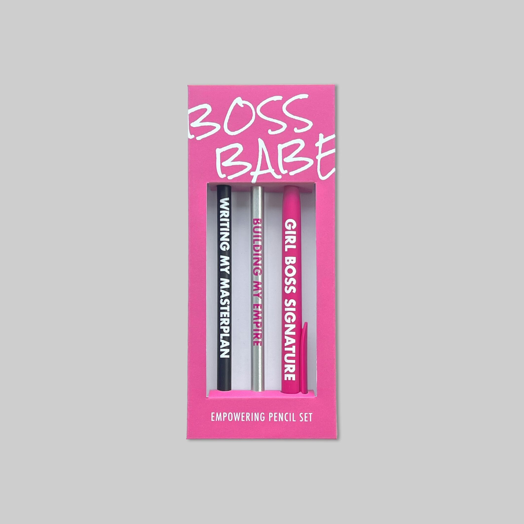 BOSS BABE Stifte-Set (3 Stifte in Umverpackung)