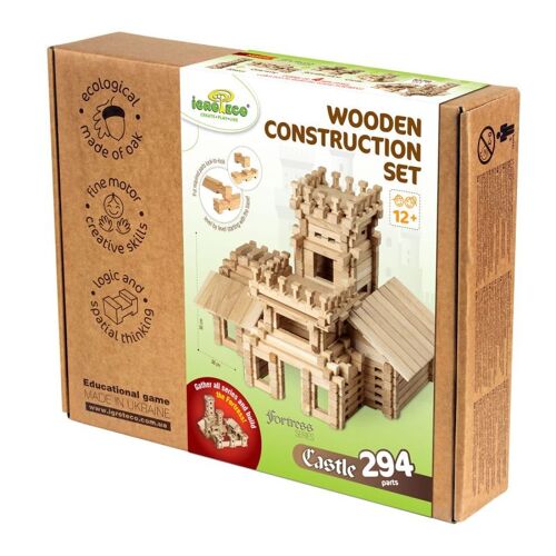 Jeu de construction en bois Château 294 pièces