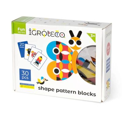 30 blocs en bois