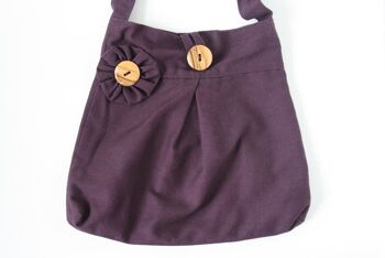 sac à bandoulière violet 2