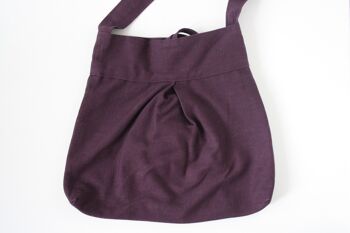 sac à bandoulière violet 5