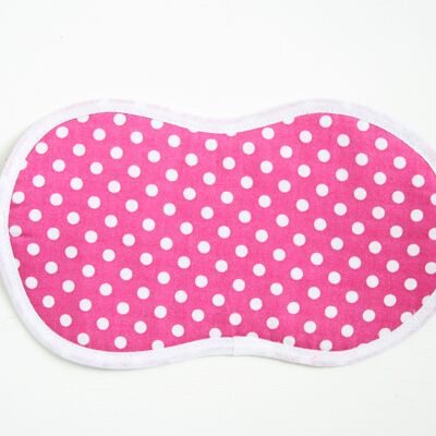 Polkadots Schlafmaske - rosa