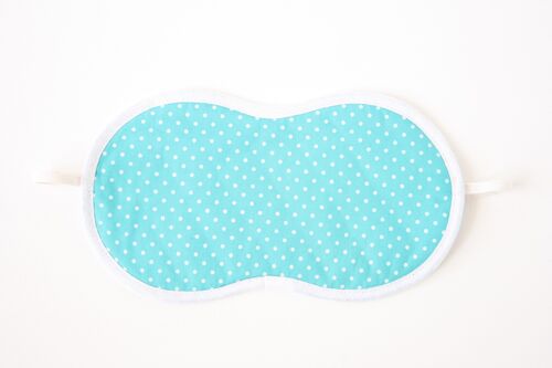 Polkadots slaapmasker - blue