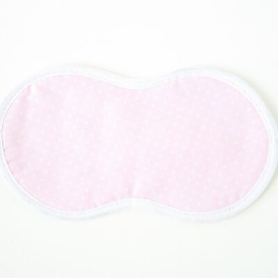 Polkadots sleeping mask - baby pink