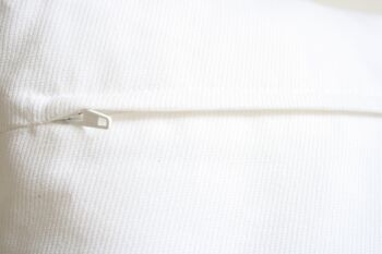 Coussin crochet blanc - L 5