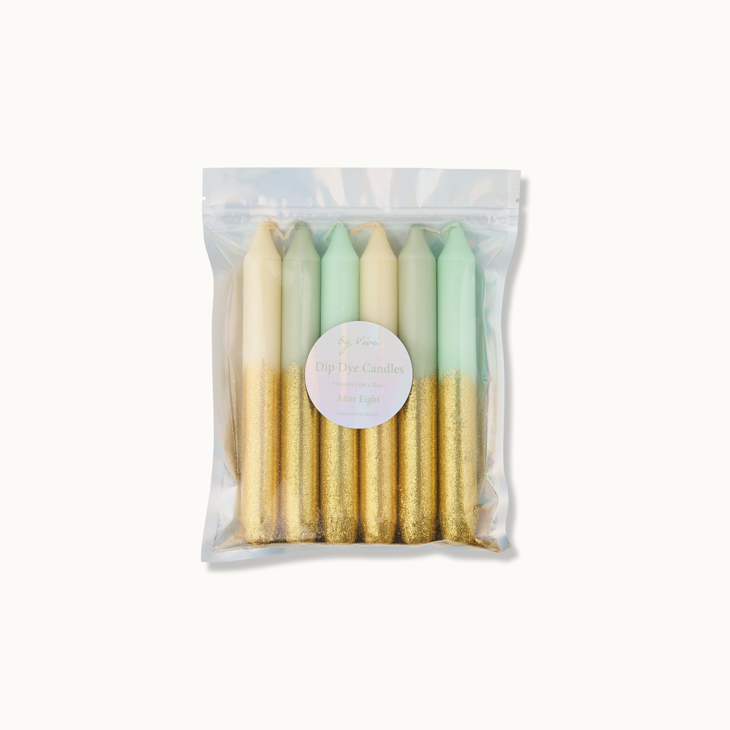 Ensemble de bougies Dip Dye : Glitter After Eight