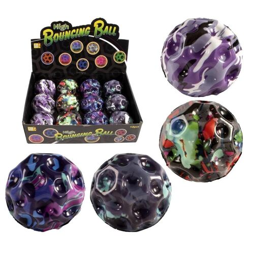 Mega High-Bounce Ball, Graffiti / High Bounce Fidget Toy