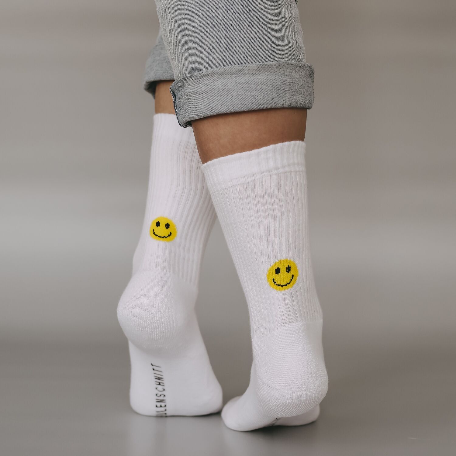 Socken Smiley gelb Gr 35-38 (VE = 5 Stk)