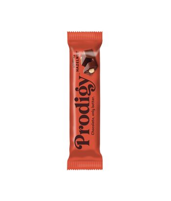 Barre de chocolat aux noisettes rôties Prodigy 35 g Carton de 15 1