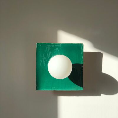 APPLIQUE GLOBE TILE (VERDE)