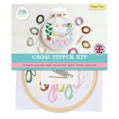 Crea semplicemente un kit per punto croce, Coccole, multicolore, kit artigianale singolo