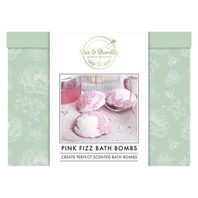 Bomba da bagno Bee & Bumble Fizz, rosa, set singolo