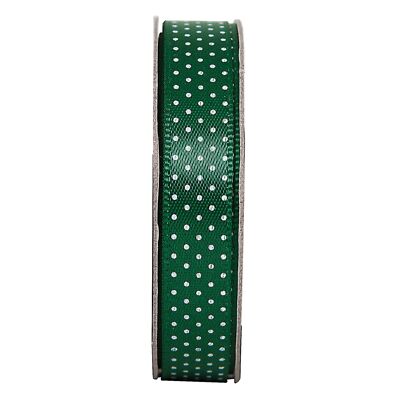 Cinta de color verde perenne manchada de 3 m de Anita, tela ideal para manualidades, envolver regalos, peinar, coser y rizar globos y regalos, las cintas son un excelente artículo de artesanía para tener en el alijo de manualidades
