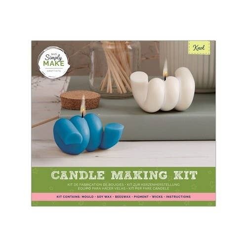 Simply Make Do It Yourself Candle Kit, Multicoloured, Single Craft Set, DIY, Art And Crafts, Wax, Unique Gift