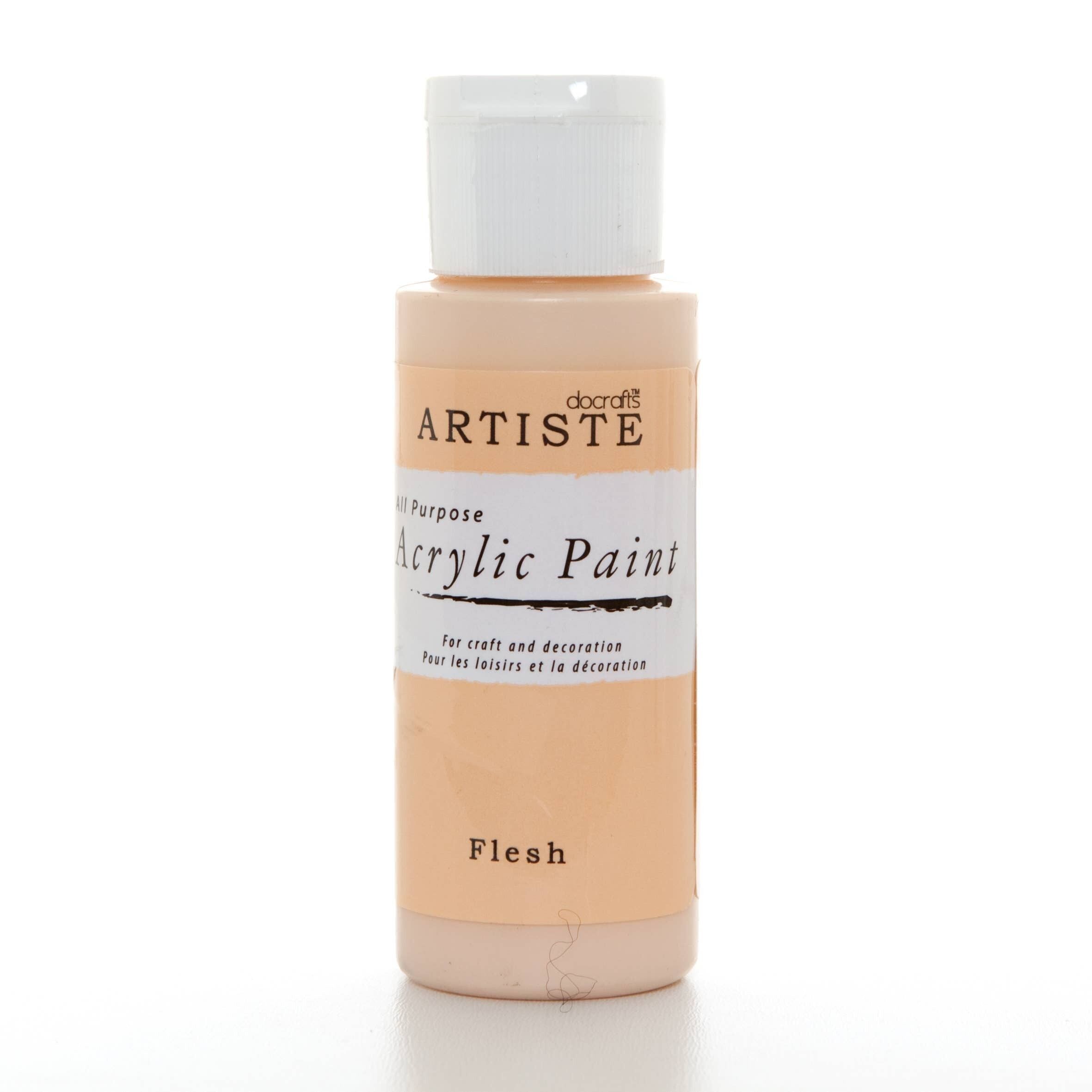Artiste Pintura Acrílica 59ml 2Oz Bronceado, Pintura Profesional De Secado Rápido Para Artistas, Manualidades Y Hobby, Colores Vibrantes, Pinturas A Base De Agua Que Cubren Todas Las Superficies Con Facilidad, Ideal Para Artistas De Viajes