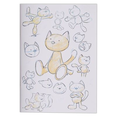 Carnets de croquis Artiste A4 – Carnets d'animation – Lot de 3 pour dessiner, esquisser, gribouiller, écrire et créer des scrapbooking avec des supports mixtes, stylo, encre, peinture et plus encore