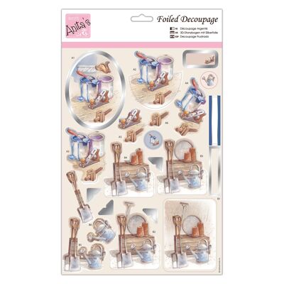 Anita's Feuille de découpage colorée A4 DIY Days, accessoires pour travaux manuels, loisirs créatifs en papier, scrapbooking, fabrication de cartes, origami, idéale pour les travaux manuels pour adultes, ajoute un motif texturé aux projets d'artisanat
