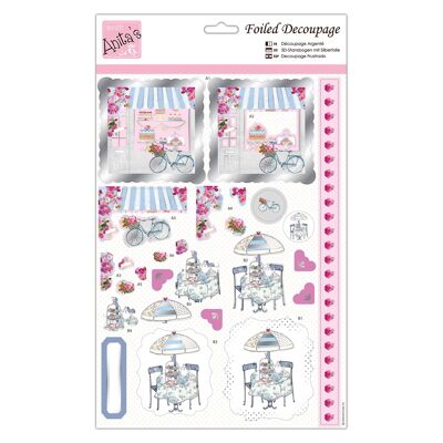 Anita's A4 Nice Cake Envy Decoupage Sheet, Accessories Supplies For Craft, Paper Craft, Scrapbooking, Card Making, Origami, Ideal for Adult Craft, Adds Textured Pattern To Craft Projects