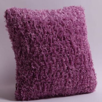 Oreiller d'accent en fil de plumes super doux violet 3