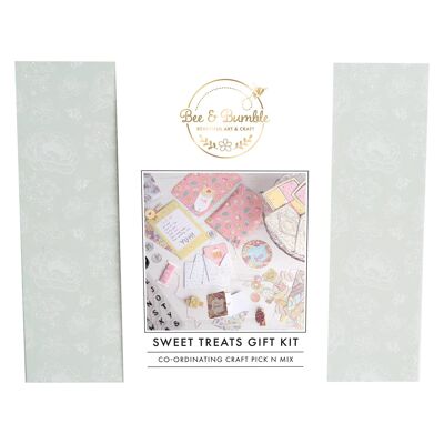 Kit de regalo de dulces de Bee & Bumble, suministros de arte de papelería perfectos para álbumes de recortes, manualidades con papel, fabricación de tarjetas, etiquetas de regalo, decoración de fiestas y más, ideal para niños mayores, adultos y niños