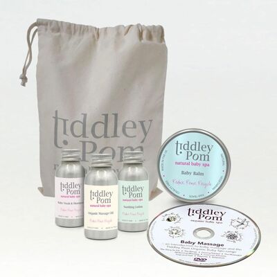 Tiddley Pom Natural Baby Spa & Massage Mini Geschenktüte