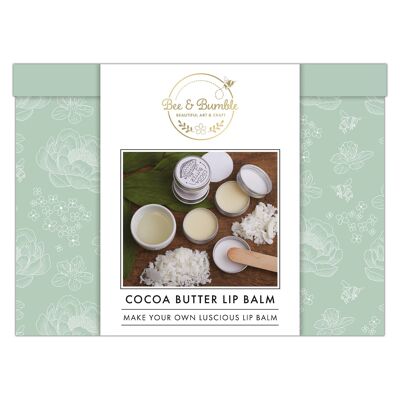 Bee & Bumble Kakaobutter-Lippenbalsam, Beige, Einzel-Bastelset, DIY, Kunst und Handwerk, Wachs, einzigartiges Geschenk
