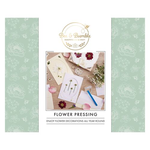 Bee & Bumble Premium Adult And Older Children Kids Starter Flower Pressing Making Hobby Crafting Kit, Makes The Ideal Gift Sets For Hobbies